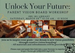 Vision Board Workshop Sat., 3/28 10am in Library